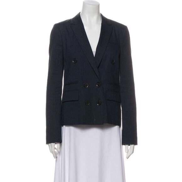 Gucci Womens Linen Double Breasted Jacket Blazer Size 42/4 Italy - Picture 1 of 6